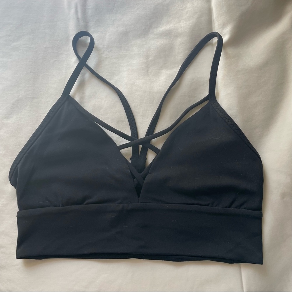Strappy Lululemon sports bra